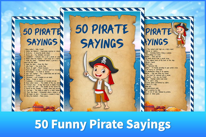50 Funny Pirate Sayings