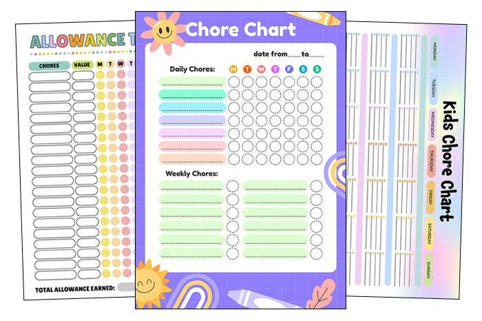 Chore Chart Printables