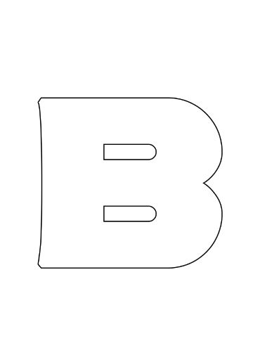 letter b printable