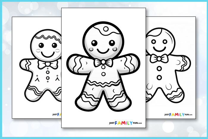 printable gingerbread person outline