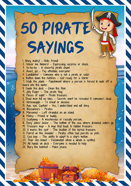 things pirates say