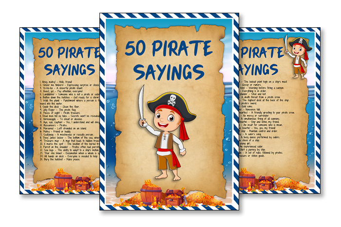 50 Funny Pirate Sayings | Just Family Fun