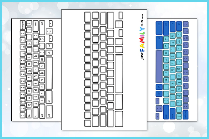 printable keyboard templates