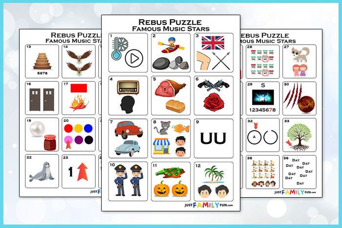 Rebus puzzles with answers