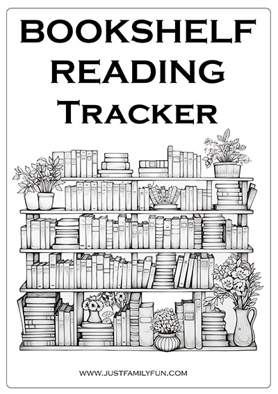color a book reading log