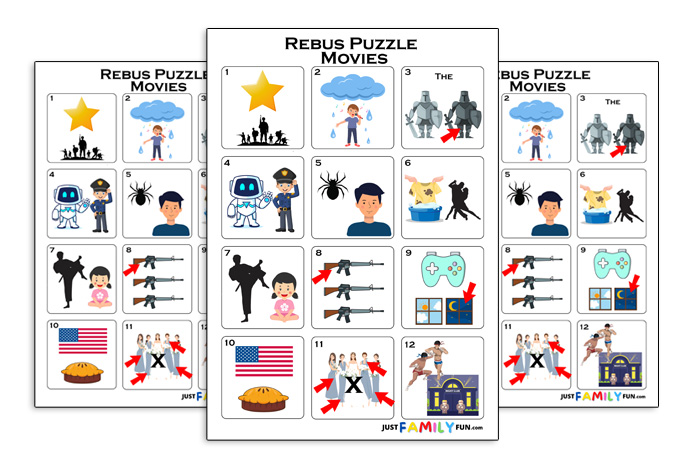 movie rebus puzzles and answers