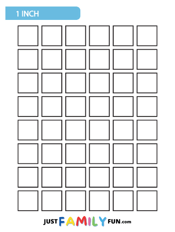 1 Inch Square Template Free
