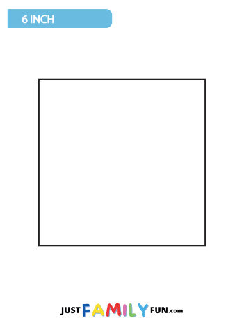 Printable 6 inch Square Template