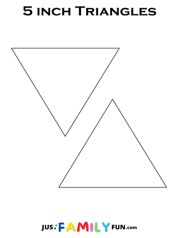 5 Inch Triangle Template