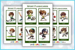 sport flashcards for kids