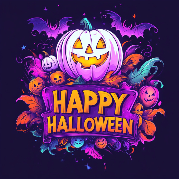 free printable happy halloween banner