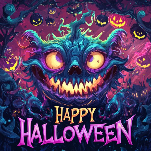 happy halloween printable