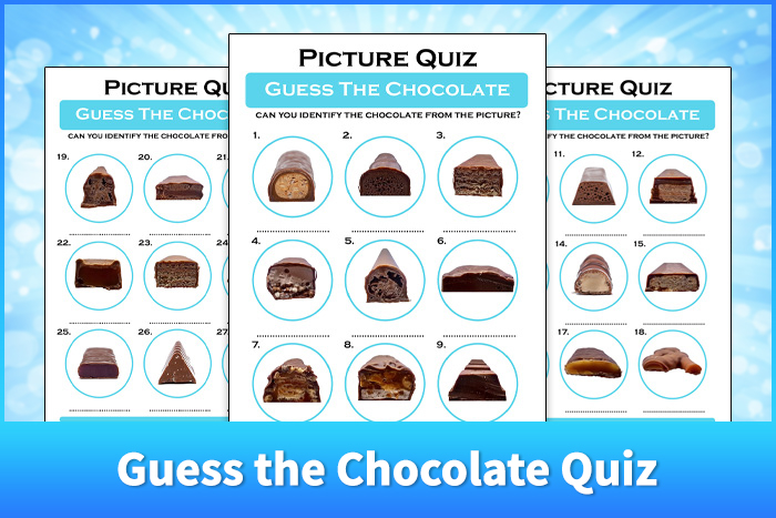 Guess the Chocolate Quiz