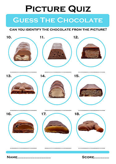 chocolate quiz