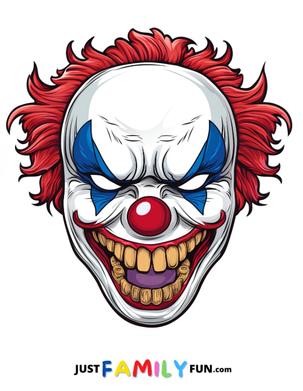 clown halloween masks