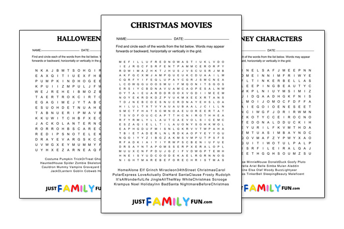 printable wordsearch puzzles