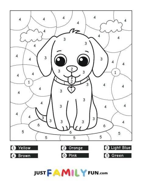 Download Color By Numbers Printables | Free PDF