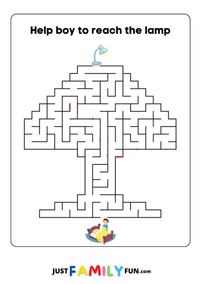 free printable maze puzzles