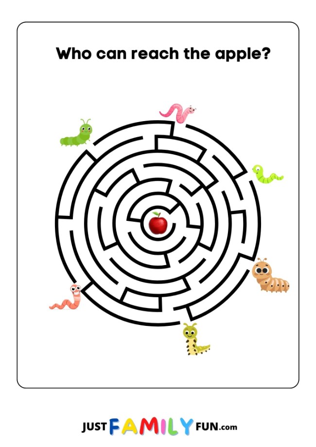 printable maze puzzle for kids