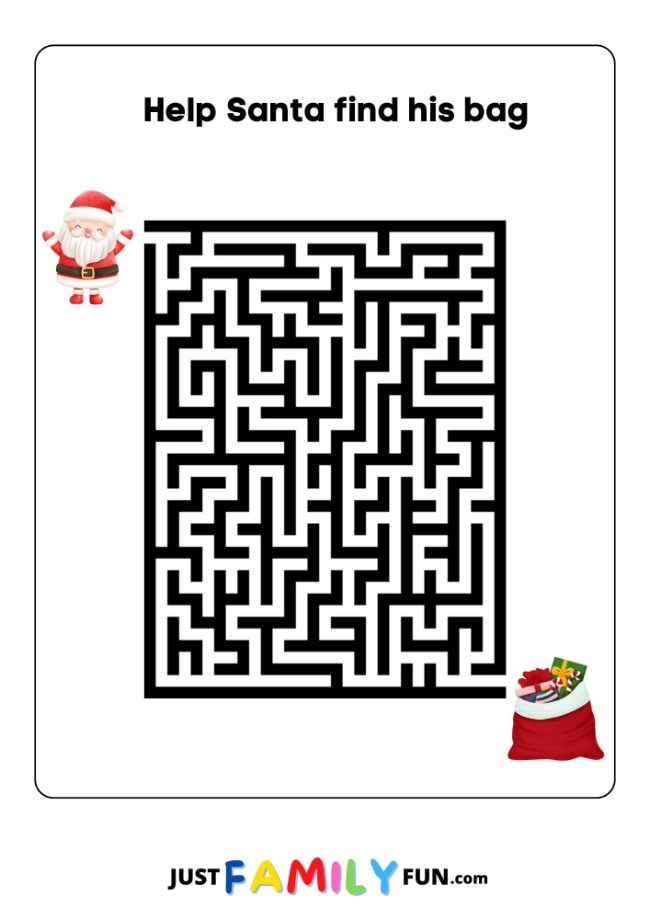 printable maze puzzle for kids