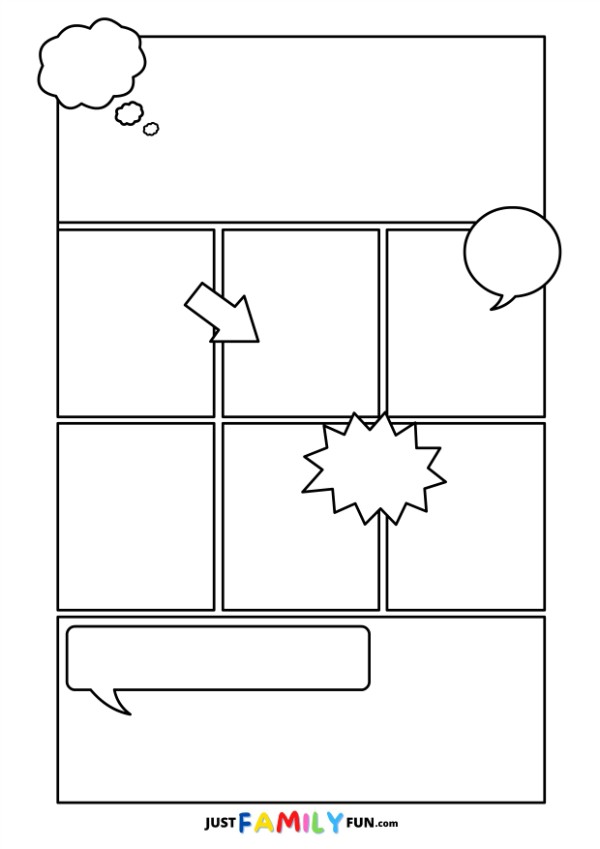 comic pages blank