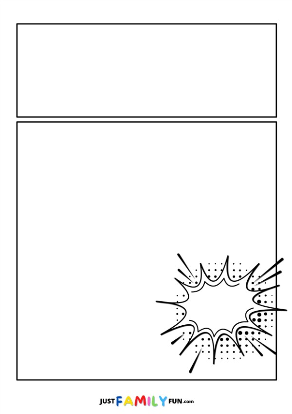 comic book templates printable