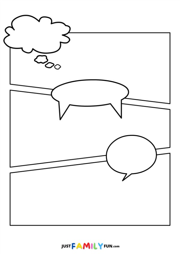 comic pages blank