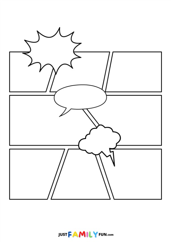 comic pages blank