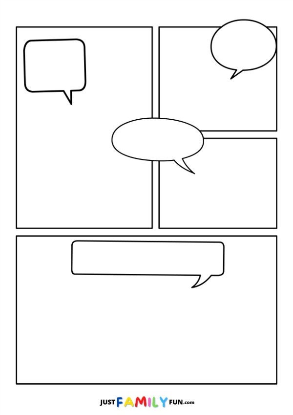 comic book template pages