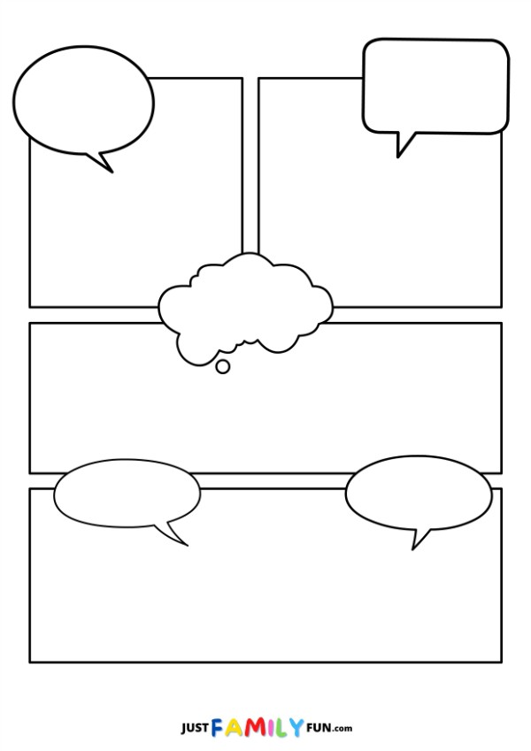 comic book template pages