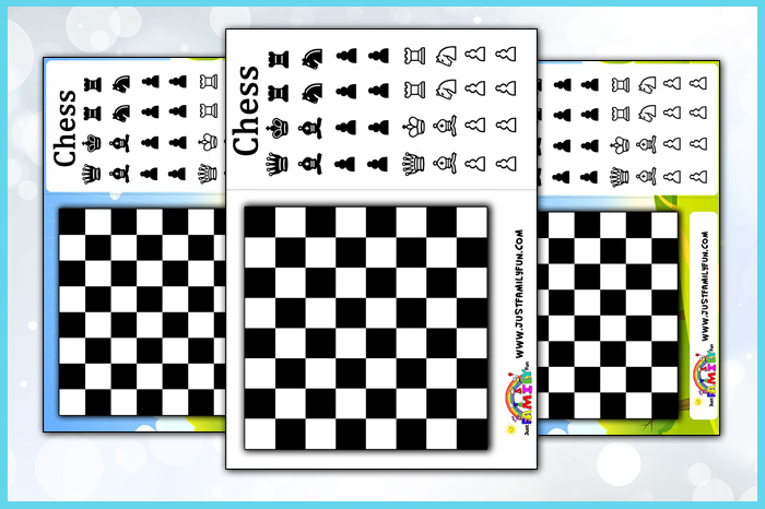 Printable Chess Board and Pieces