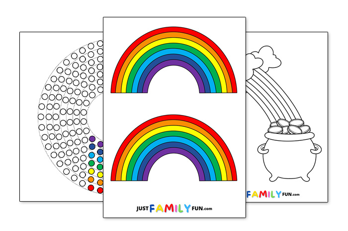 printable rainbow templates