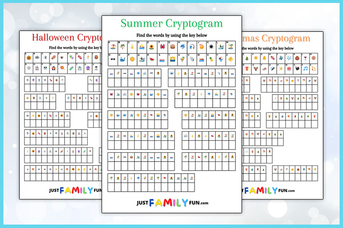 printable cryptograms puzzles with answers