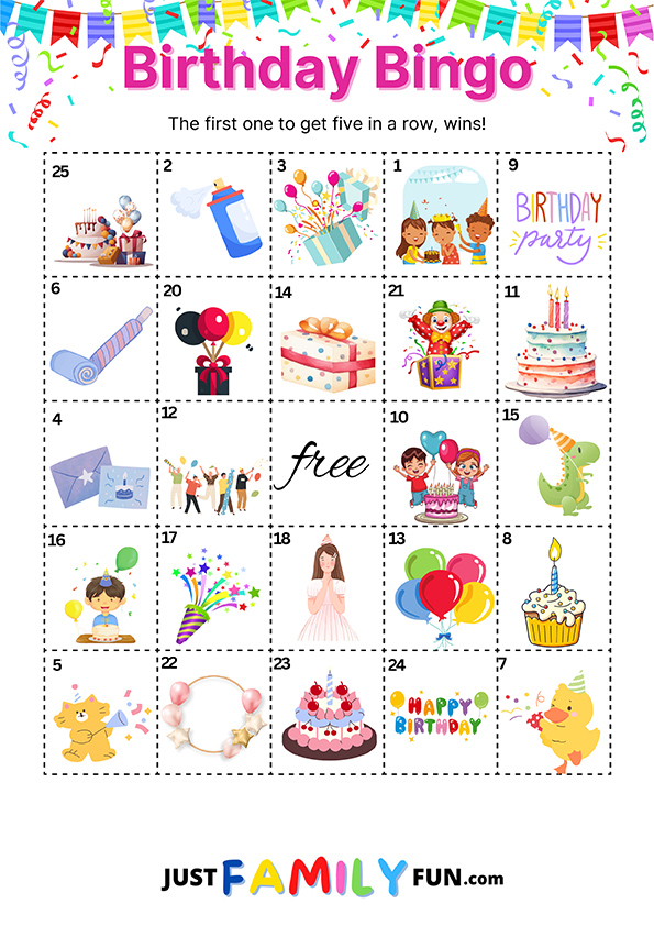 printable birthday bingo pdf