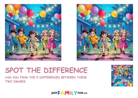 Spot the Difference Puzzle