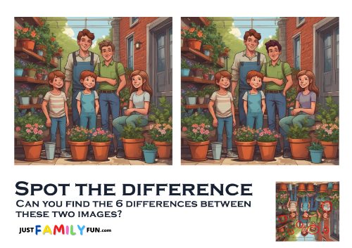 printable Spot the Difference