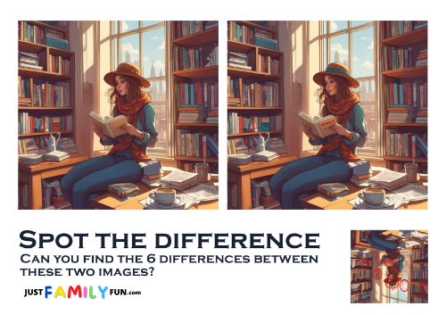 easy printable Spot the Difference