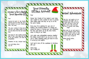 Elf on the Shelf Letters