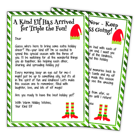 elf on the shelf departure letters