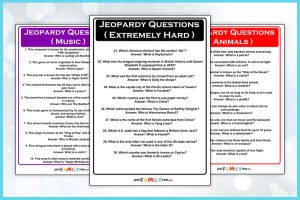 Jeopardy Questions and Answers