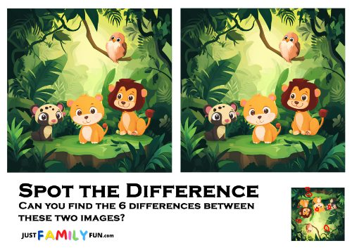 printable Spot the Difference