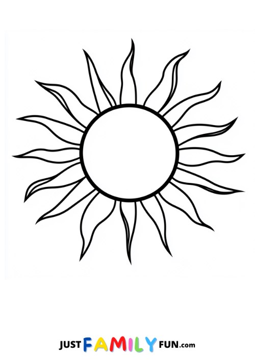 sun outline