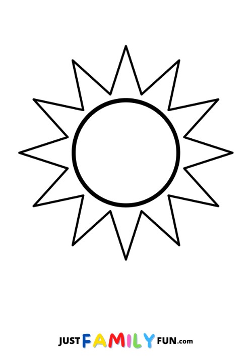 sun outline