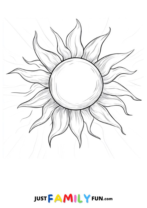 sun outline