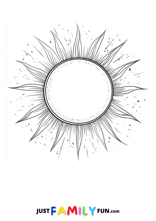 sun outline