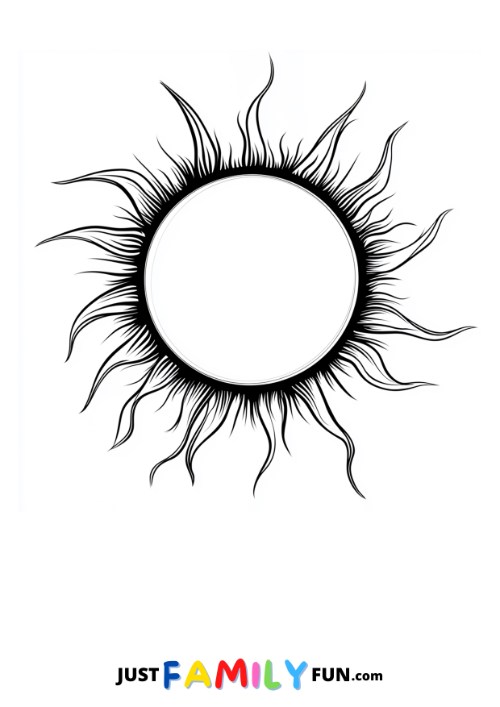 sun outline