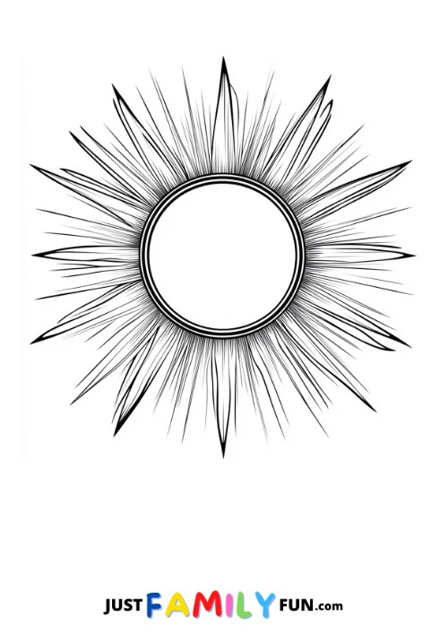 sun outline