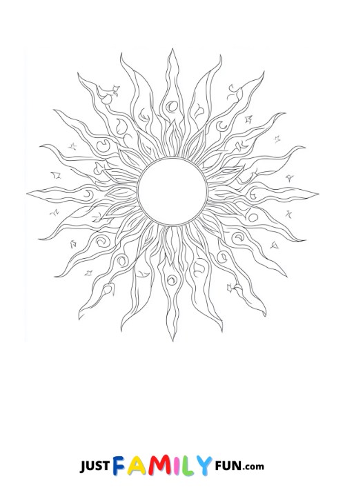 sun outline