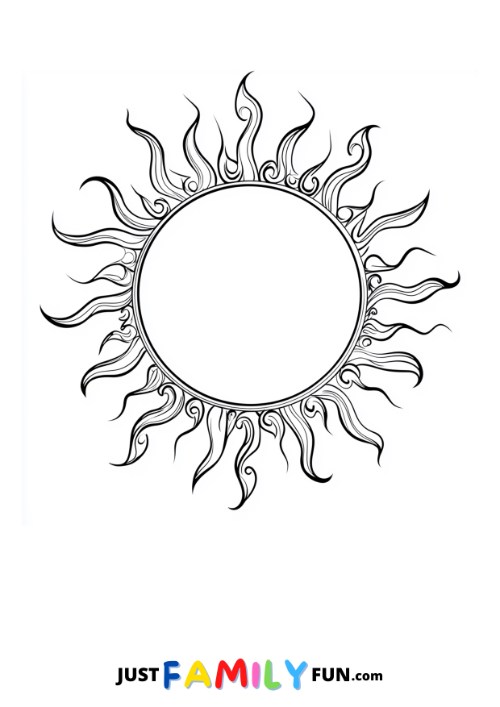 sun outline