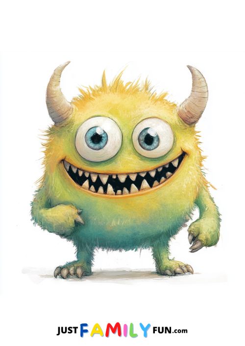 free monster printables